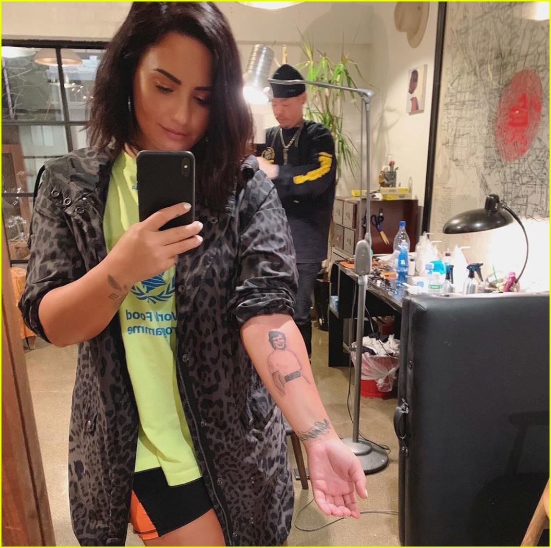 Demi Lovato Honors GreatGrandmother with New Arm Tattoo Photo 4292350(02)