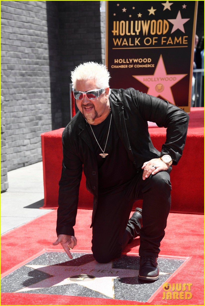 matthew mcconaughey helps present guy fieri with star on hollywood walk of fame 124296942