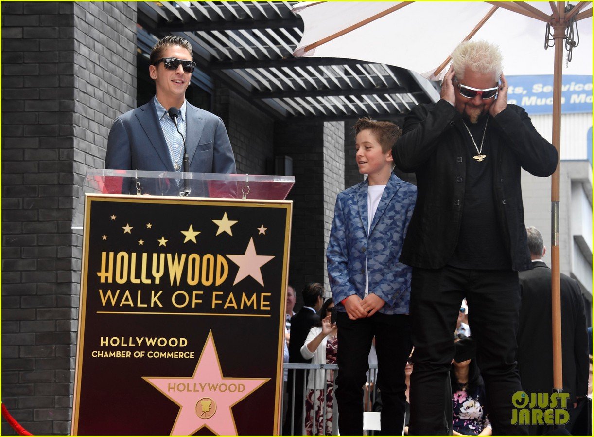 matthew mcconaughey helps present guy fieri with star on hollywood walk of fame 214296951