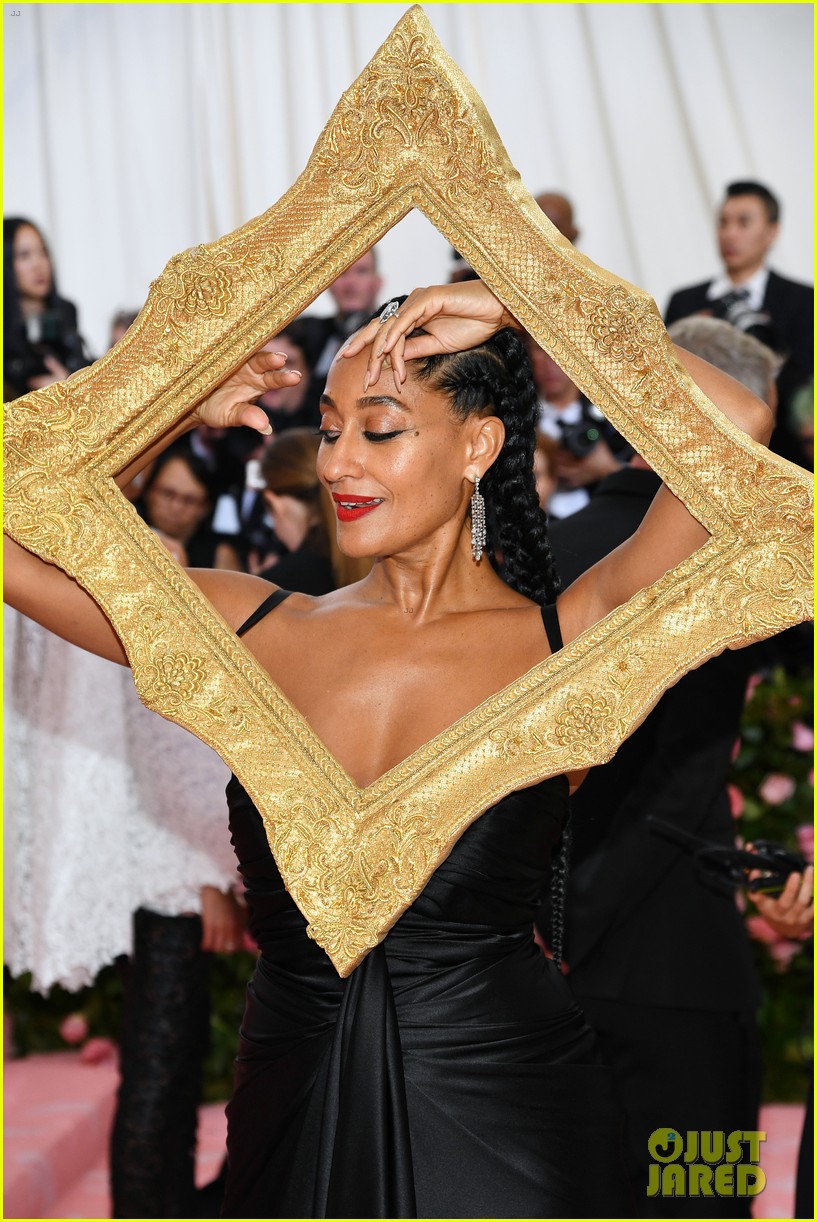 Tracee Ellis Ross' Stylist Explains Her Picture Frame Outfit at Met