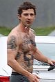 shia labeouf bares ripped tattooed torso going shirtless in his underwear 06