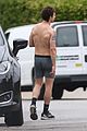 shia labeouf bares ripped tattooed torso going shirtless in his underwear 13