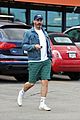 jon hamm runs errands in green striped shorts 12