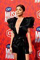 sarah hyland dons plunging black dress at cmt music awards 2019 03