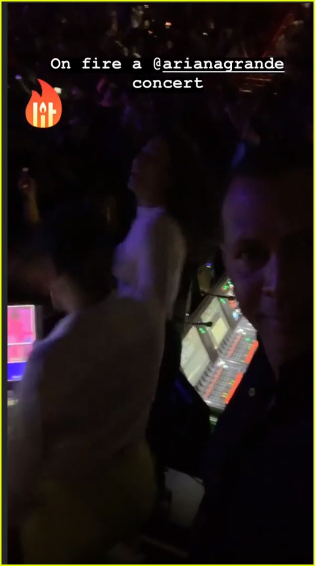 Jennifer Lopez & Alex Rodriguez Attend Ariana Grande's Concert With