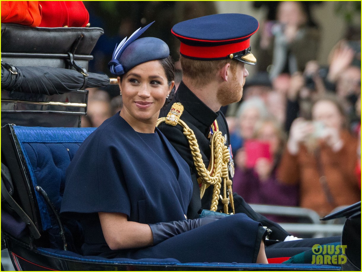 Meghan Markle Makes PostBaby Appearance at Trooping the Colour with