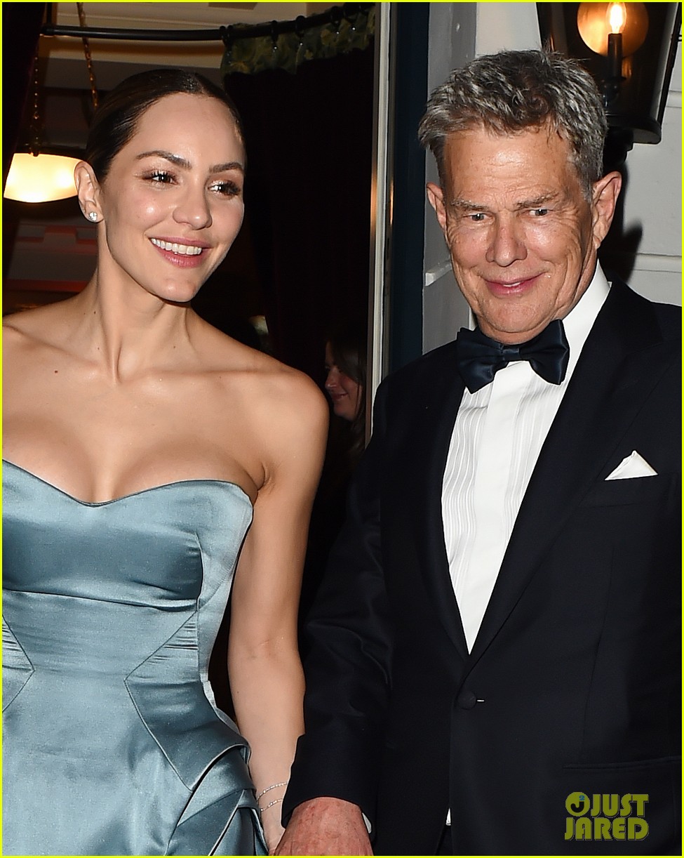 katharine mcphee changes into blue dress after wedding david foster 084315829