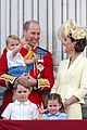 kate middleton prince william at trooping the colour with kids 01