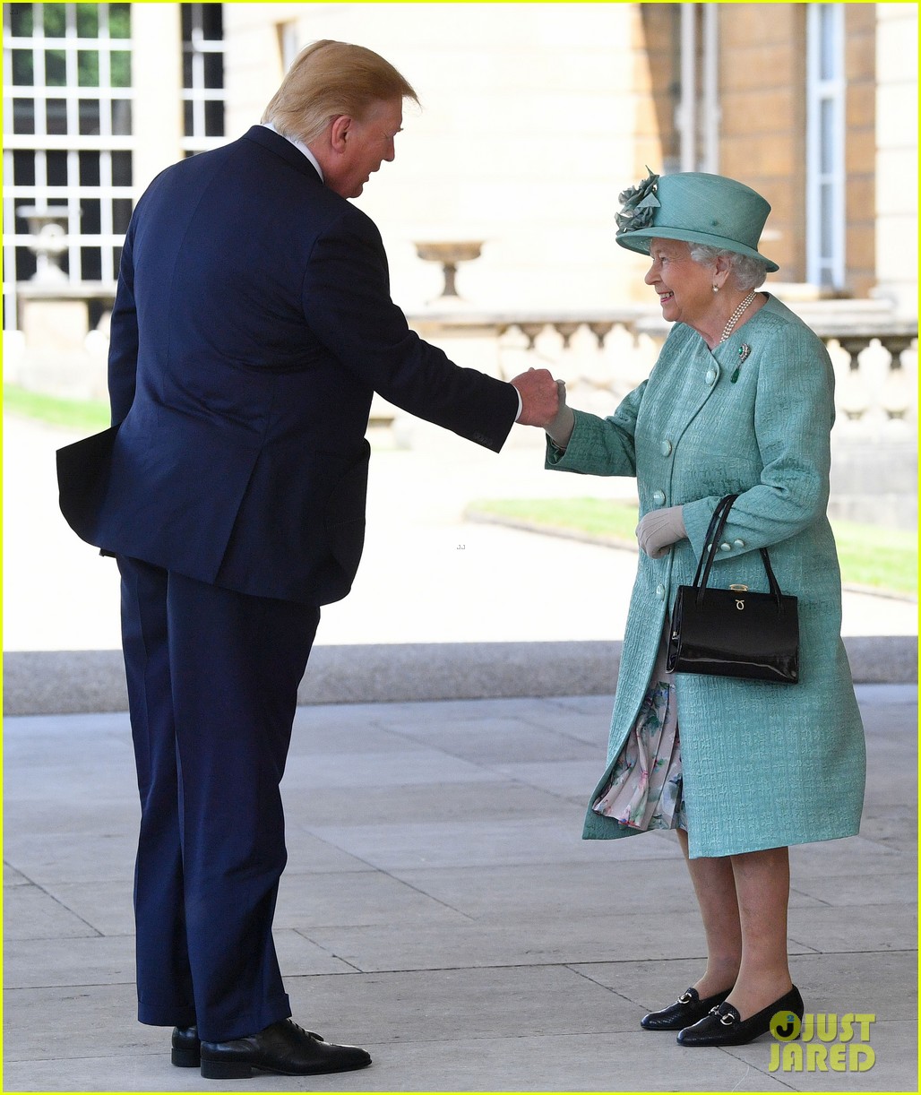 Donald & Ivanka Trump Meet with Queen Elizabeth II at Buckingham Palace
