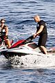 rosie huntington whiteley and jason statham ride jet skis in capri 04