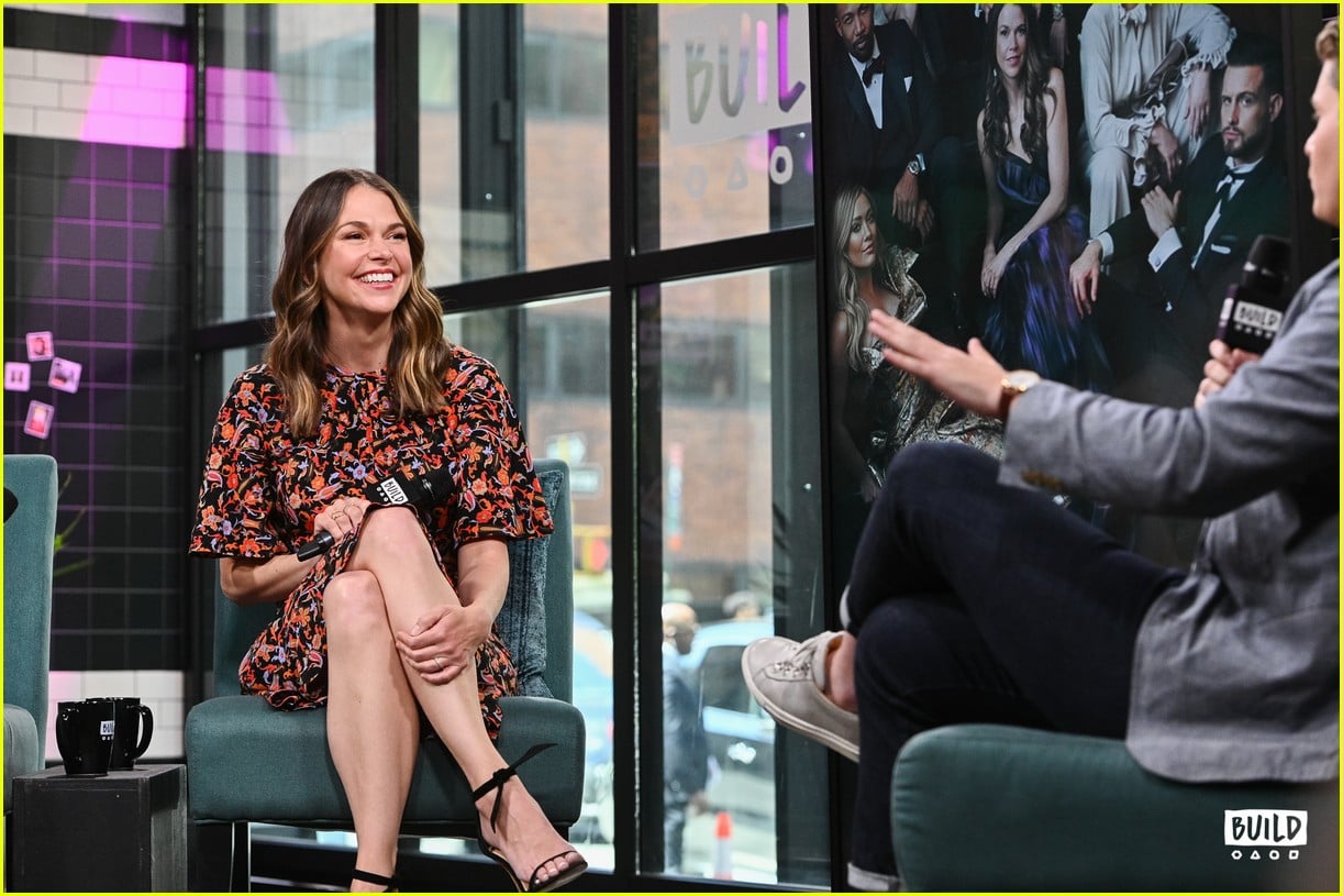 sutton foster younger cast at build series 344308947