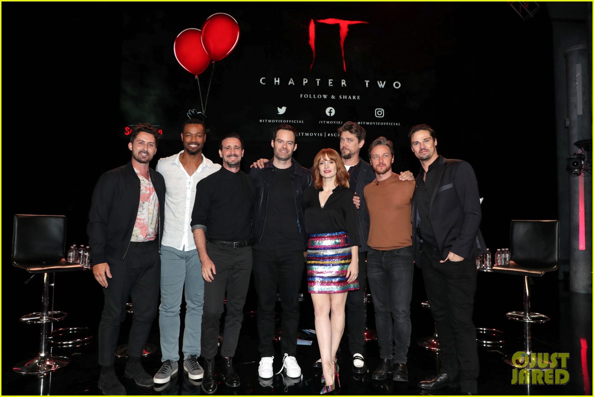 jessica chastain it chapter two cast at comic con 044323681