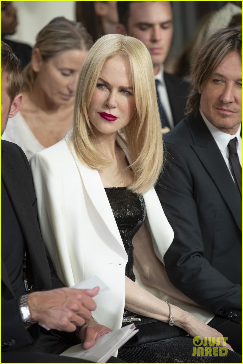Nicole Kidman Attends Armani Show with Her Real Husband & Her TV