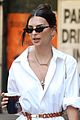 emily ratajkowski stays cool with an iced coffee in nyc 08