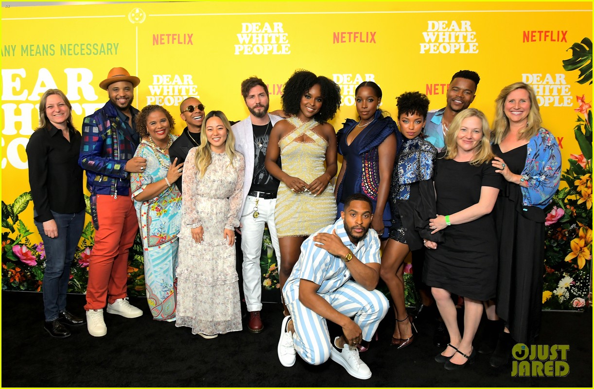 logan browning dear white people cast celebrate season three premiere 16