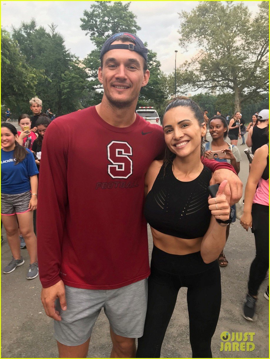 Tyler Cameron Buddies Up with Former Bachelorette Andi Dorfman at NYC