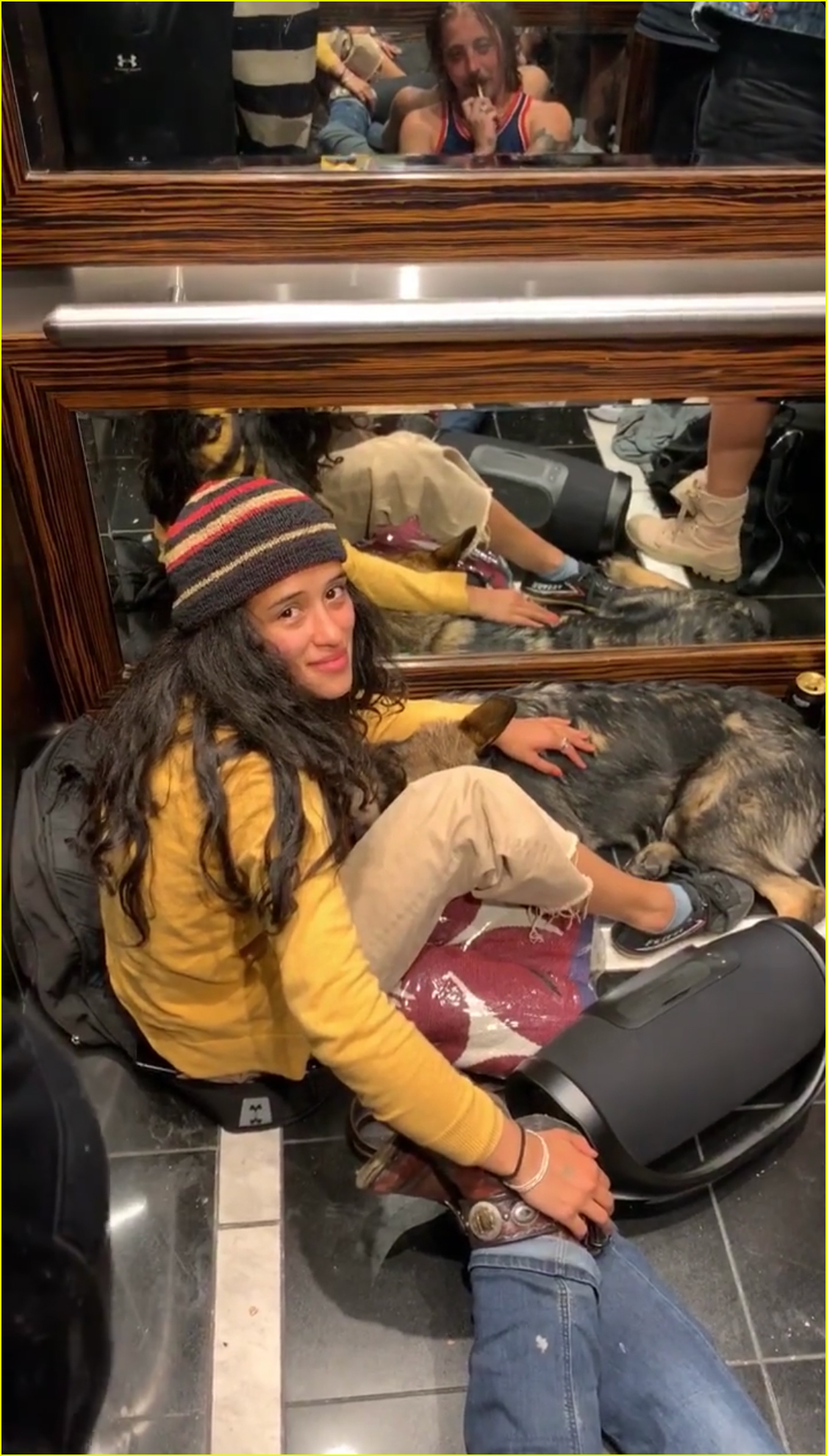 Jason Momoa & His Dog Were Stuck in Crowded Elevator for Two Hours
