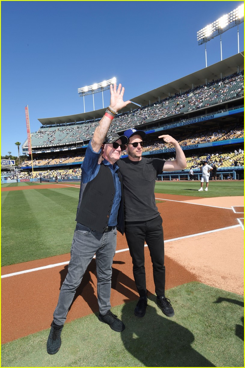Elizabeth Olsen, Jamie Bell, & Gabrielle Union Enjoy Dodgers Game