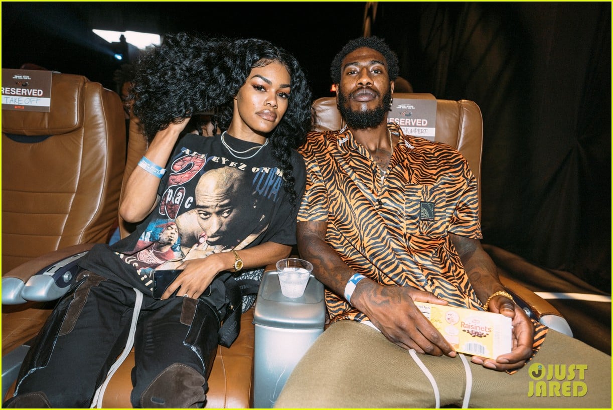teyana taylor iman shumpert support travis scott at look mom i can fly premiere 014341603