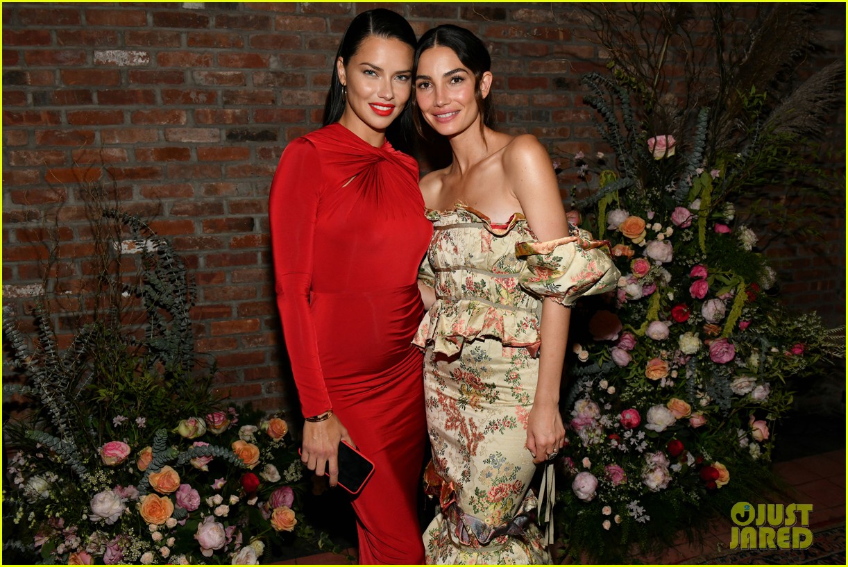 lily aldridge supported model friends perfume nyfw event 114348810