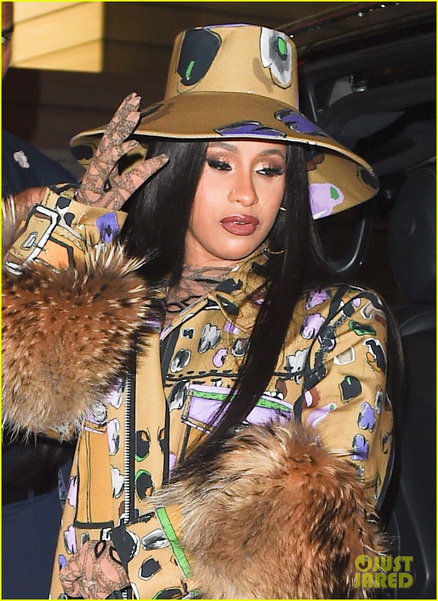 Cardi B Slays the Streets for Night Out During Paris Fashion Week