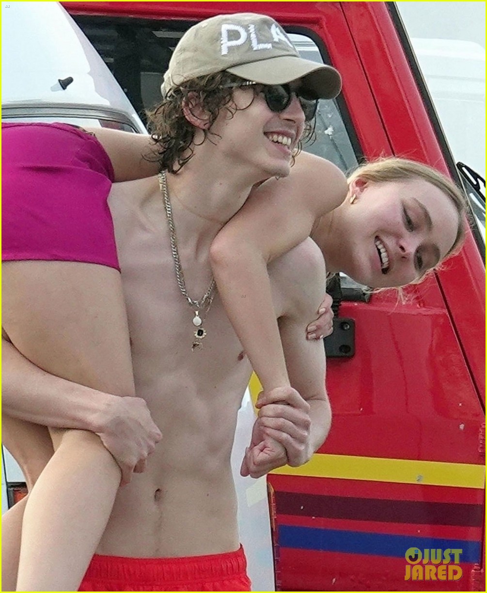 timothee chalamet lily rose depp pda in italy 234349237