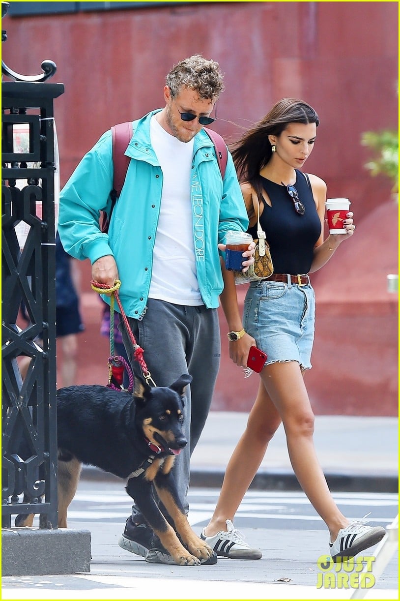 Emily Ratajkowski & Husband Sebastian BearMcClard Couple Up to Take