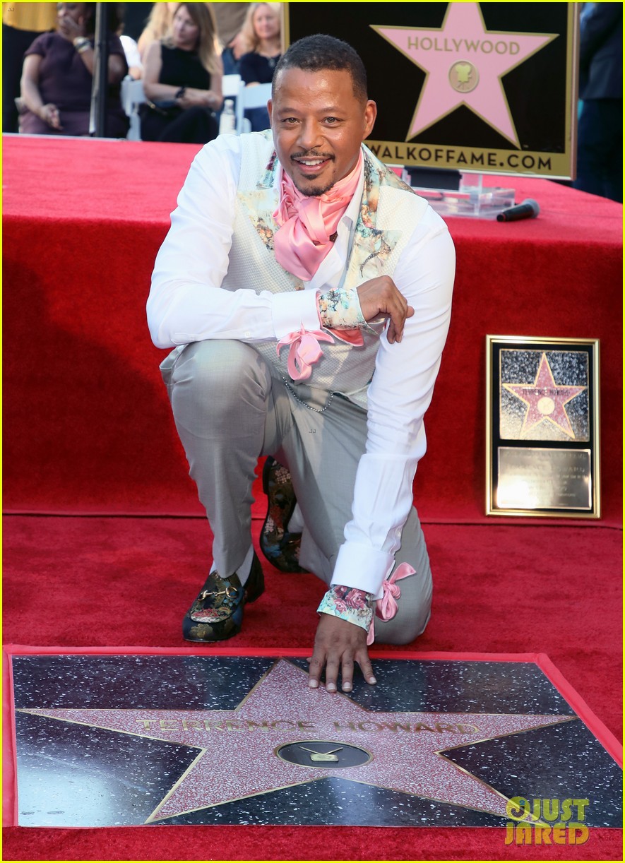 terrence howard kids steal the show at hollywood walk of fame ceremony 014359636