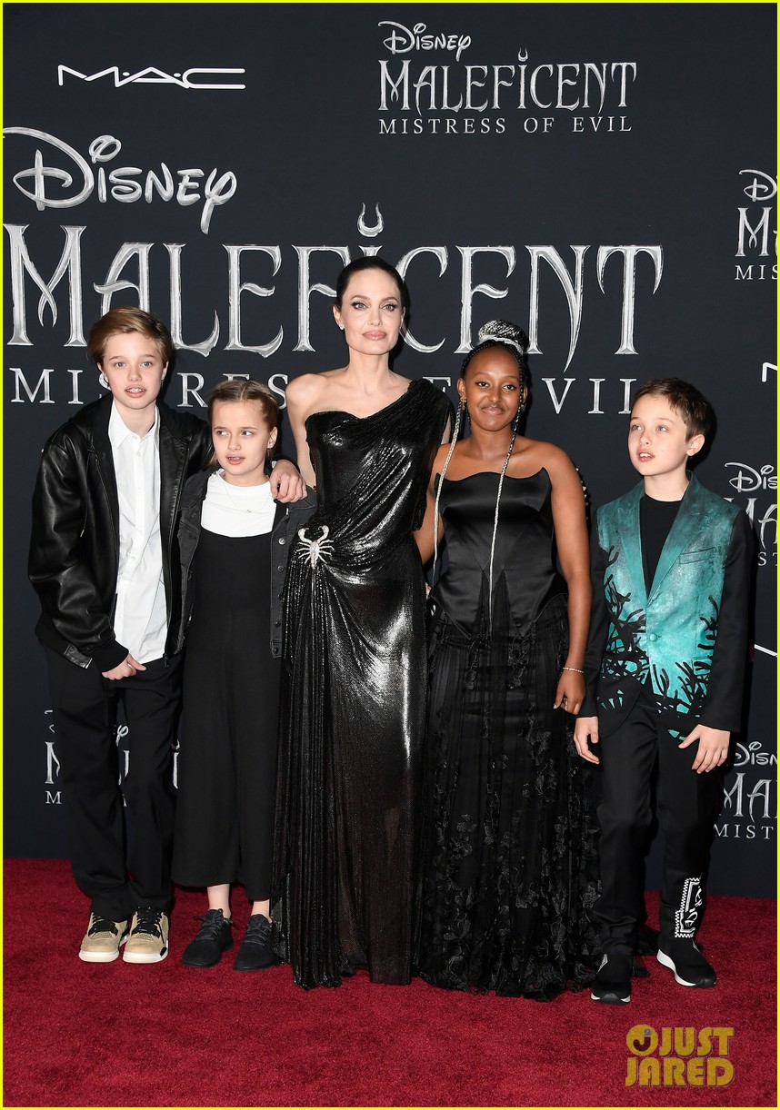 angelina jolie brings her kids to maleficent world premiere 14