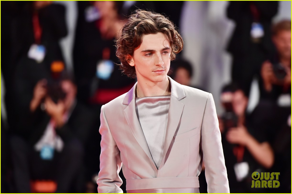 timothee chalamet lily rose depp the king venice premiere 514344045