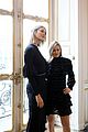 karlie kloss supports christian siriano at paris fashion show 01