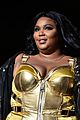 lizzo shines in gold bodysuit on stage at nyc concert 06