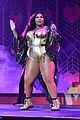 lizzo shines in gold bodysuit on stage at nyc concert 08