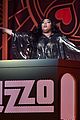 lizzo shines in gold bodysuit on stage at nyc concert 10