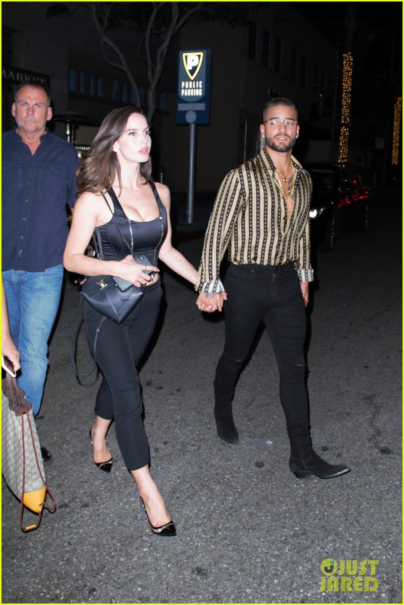 Maluma & Girlfriend Natalia Barulich Enjoy a Night Out Together in