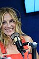 julia roberts sports red overalls siriusxms jess cagle show launch 03