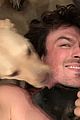 ian somerhalder snaps shirtless selfies with dogs 03