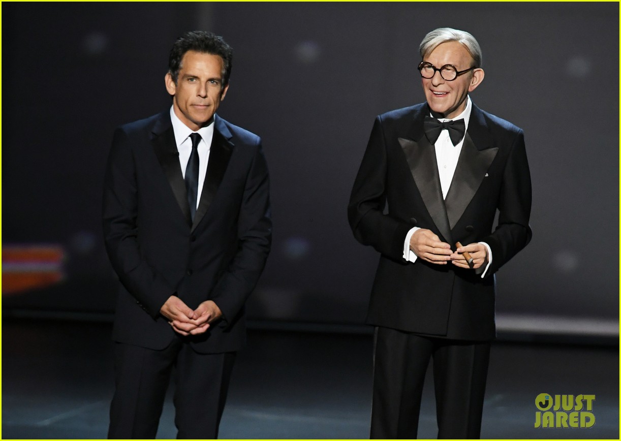Bob Newhart Surprises Emmys Crowd to Remind Ben Stiller He's Still