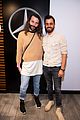 justin theroux jonathan van ness hang out together at us open 04