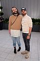 justin theroux jonathan van ness hang out together at us open 14