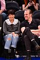 david harbour lily allen share a kiss courtside knicks game 06