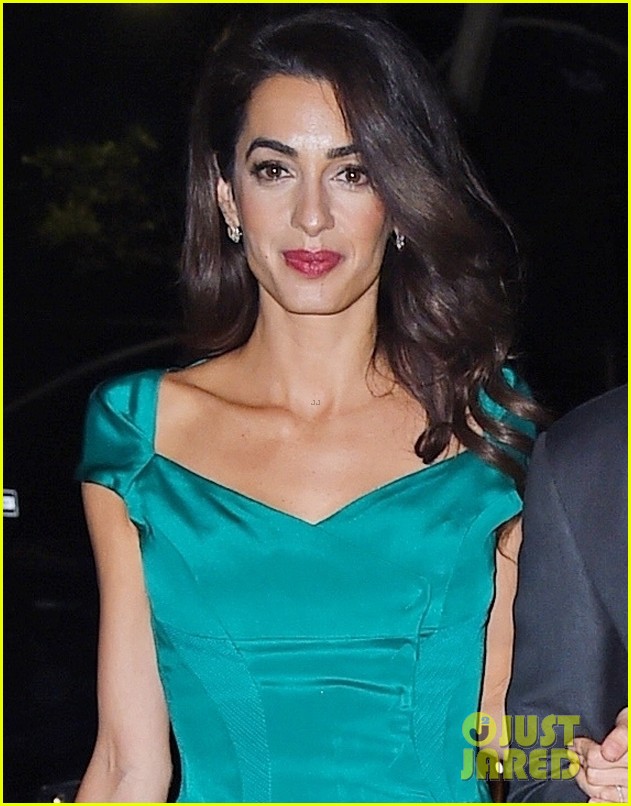 & Amal Clooney Step Out in Style for Night Out in NYC Photo