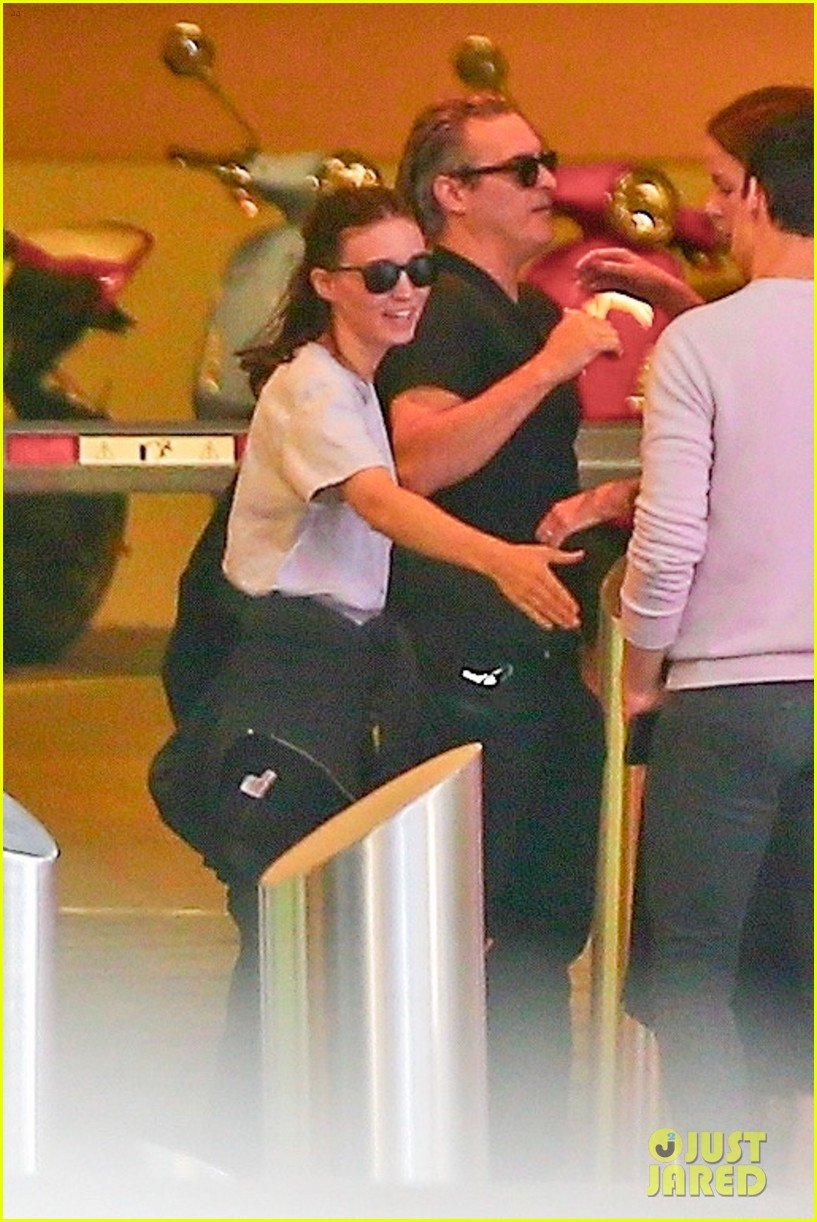 Joaquin Phoenix & Fiancee Rooney Mara Join Friends After 'Joker' Breaks