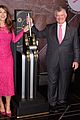 elizabeth hurley lights empire state building in honor of breast cancer awareness month 08