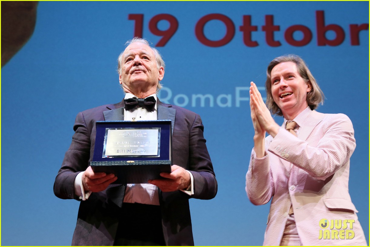 bill murray honored with lifetime achievement award rome film festival 214373949