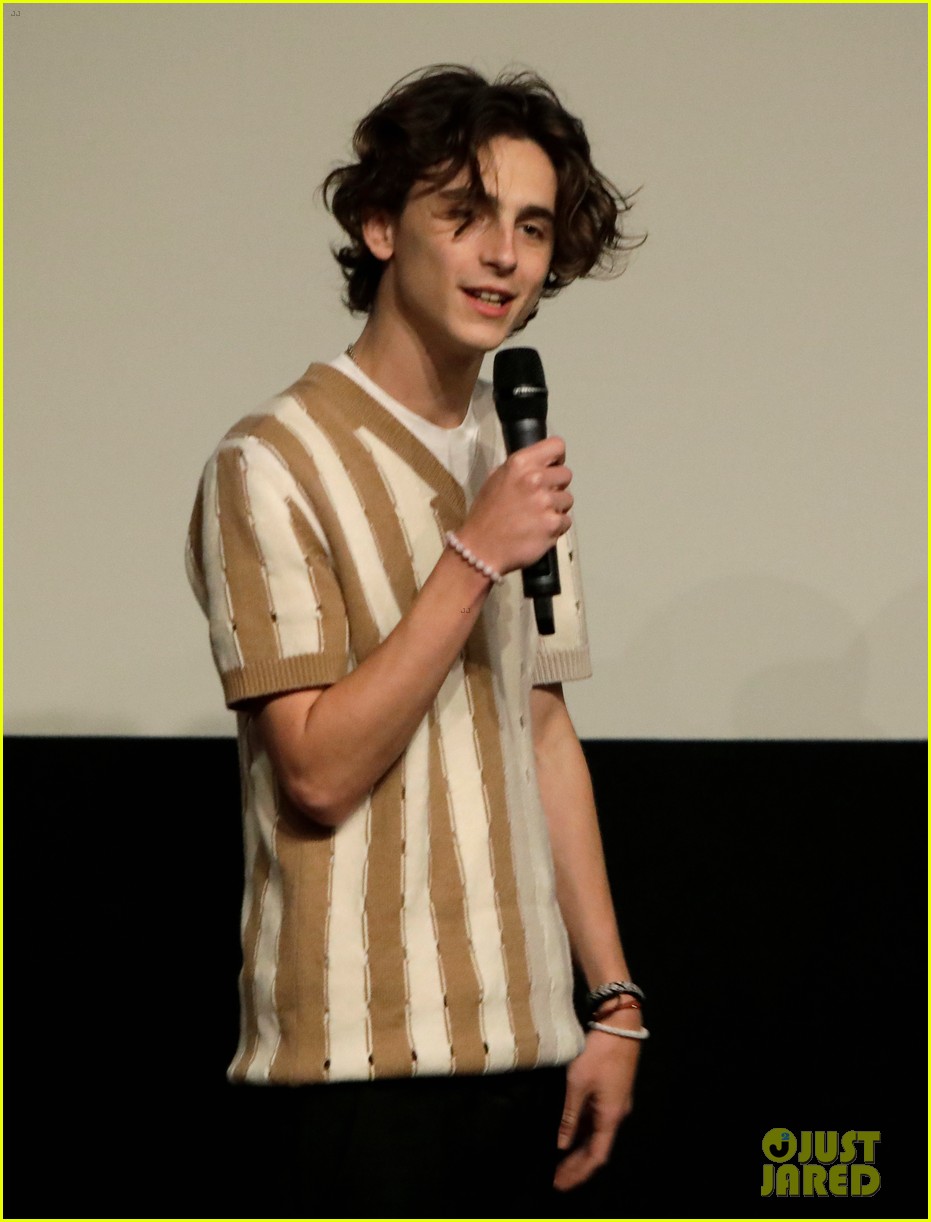 timothee chalamet lily rose depp get support from brad pitt at the king screening 094375471