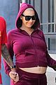 amber rose bares growing baby bump day out with ae 02