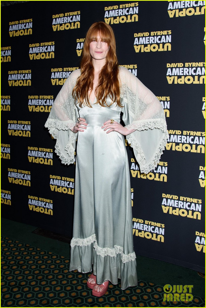 florence welch dazzles in silver american utopia opening night 014374431