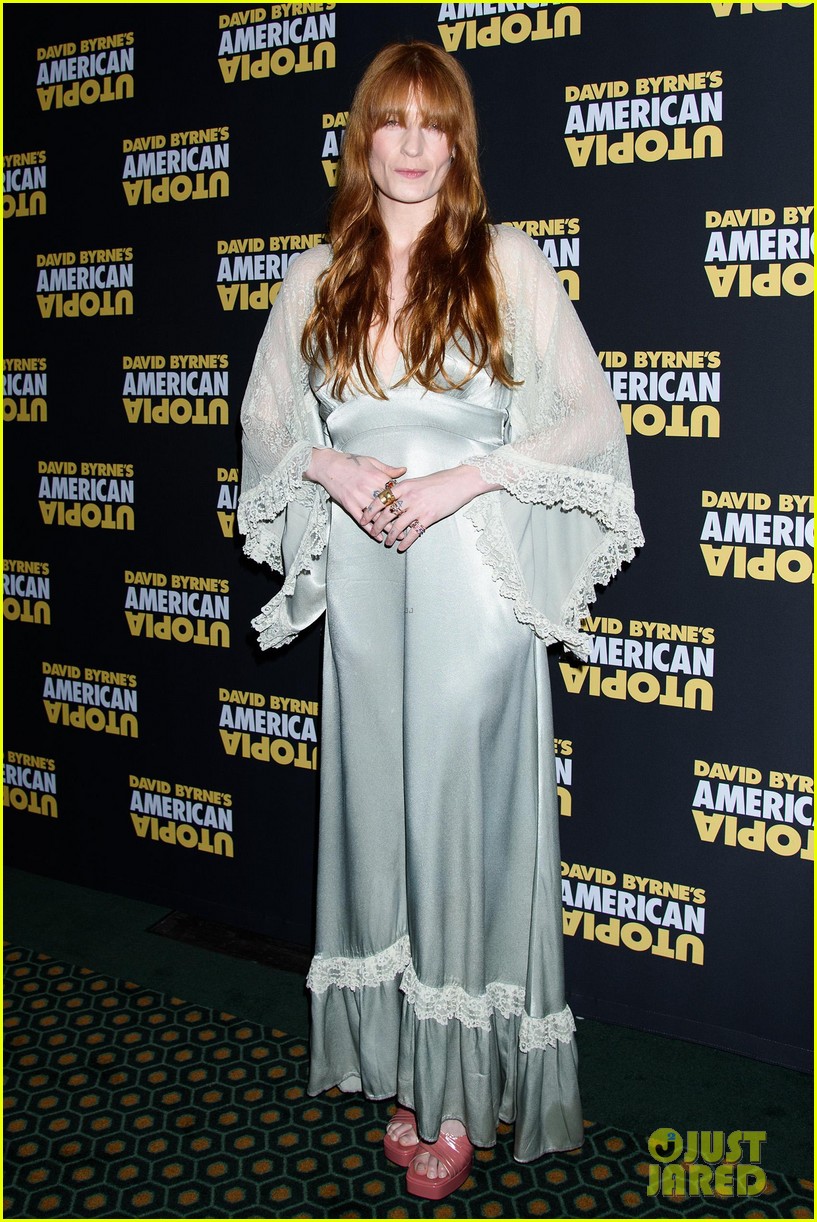 florence welch dazzles in silver american utopia opening night 09