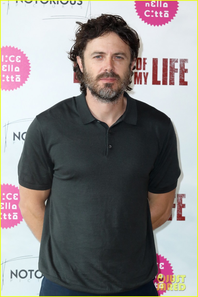 Casey Affleck Hits Rome To Premiere 'Light Of My Life' with Anna